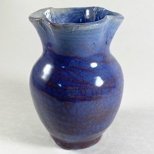 Vintage North Carolina redware pottery vase